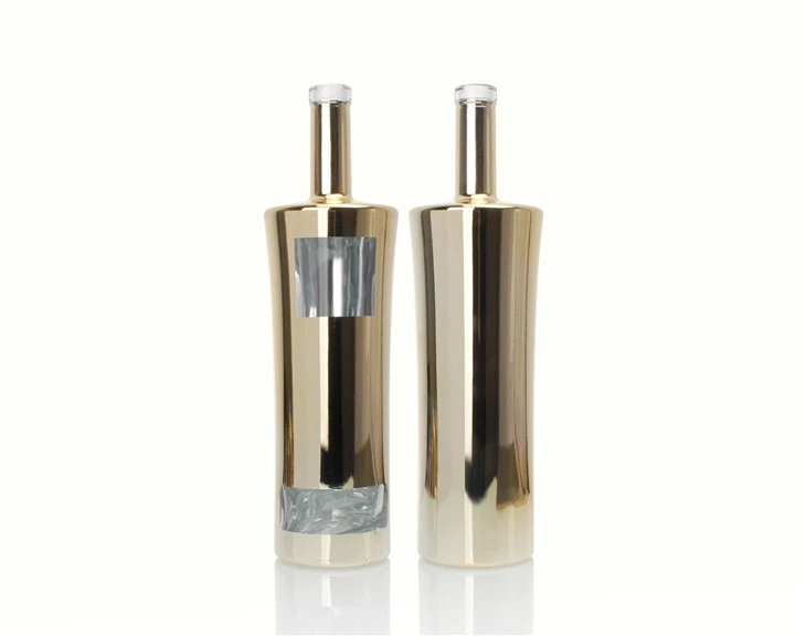 Glectroplate Color Glass Bottle